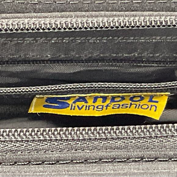 Sandol NCAA Virginia Tech Hokie Shoulder Bag/Purse Black/Maroon/Orange Game Day - Picture 3 of 7